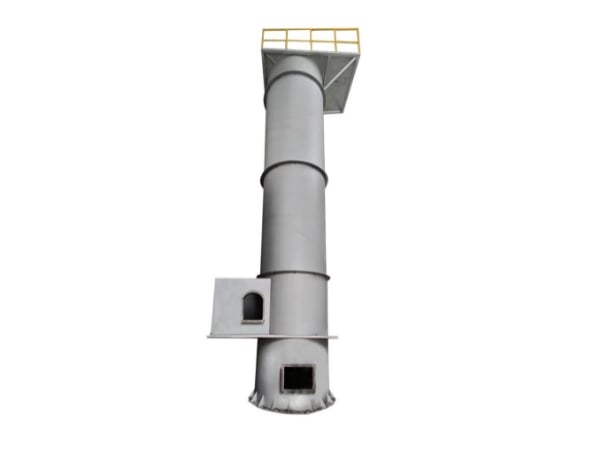 Vertical furnace for thermal sand reclamation