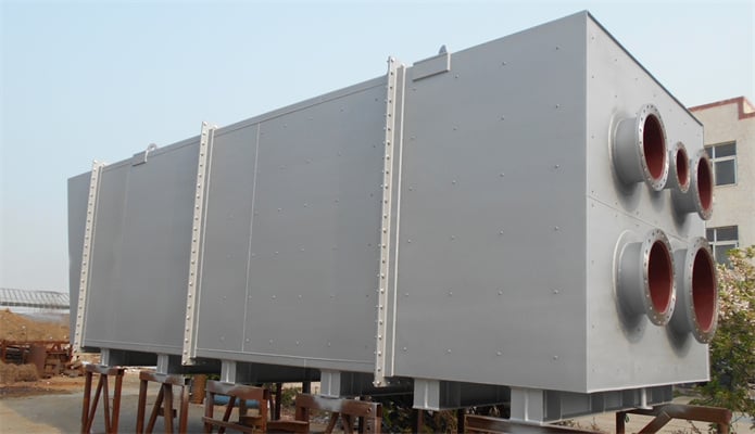 Steam exhaust silencer for power plant