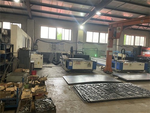 Metal blanking area