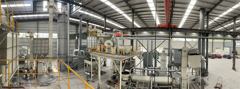 PURI sand equipment production line
